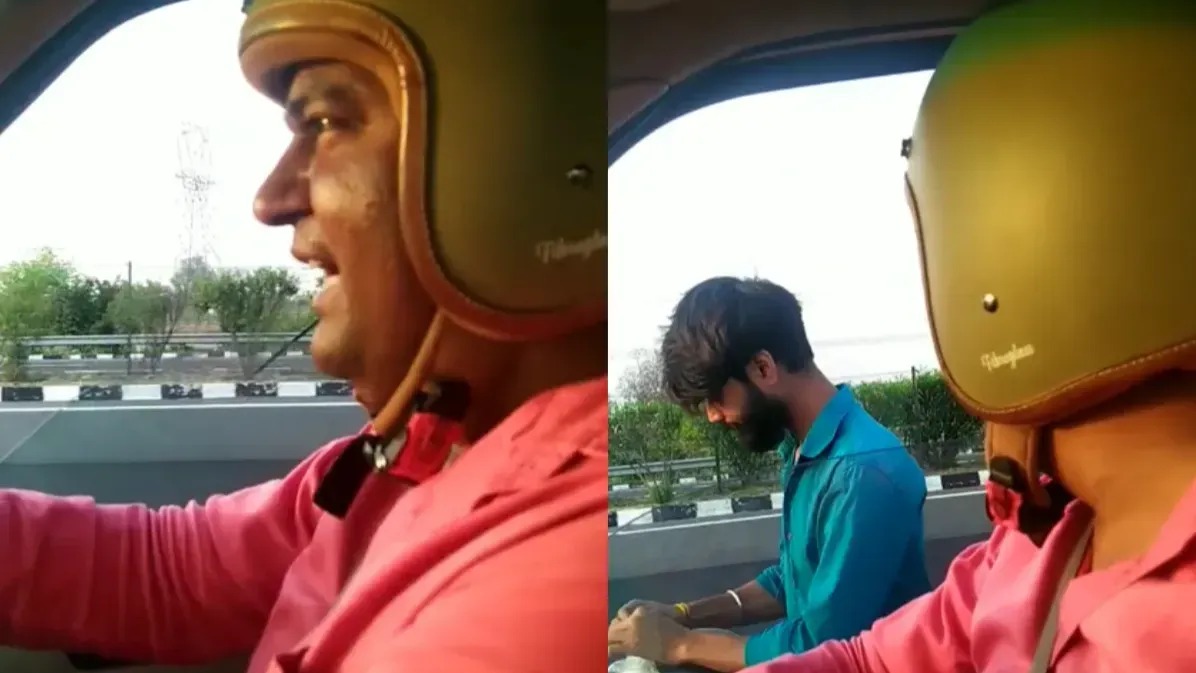 ‘यमराज ने भेजा है बचाने के लिए…’ देखिये ‘Helmet Man of India’ का वायरल वीडियो