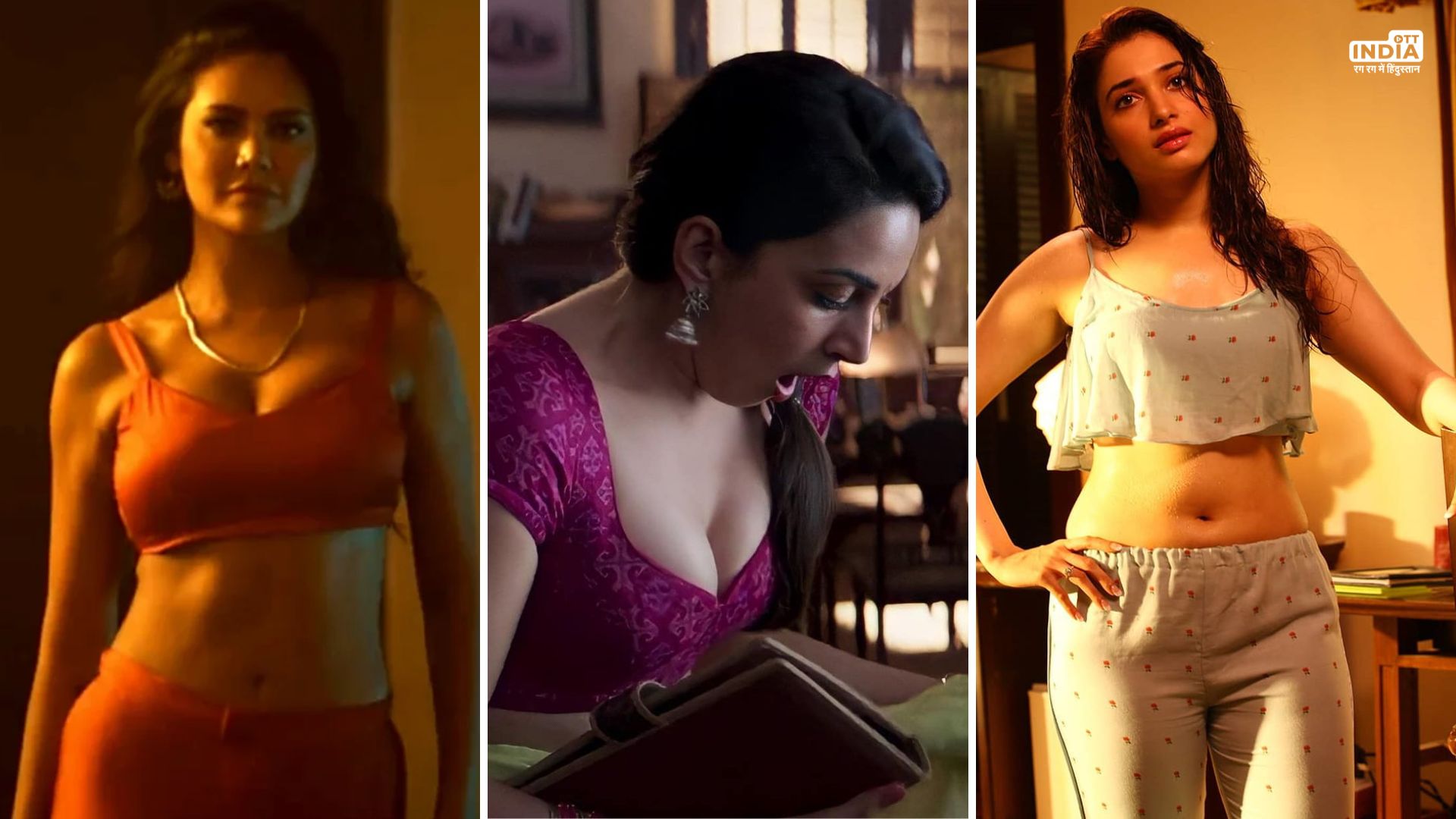 Isha gupta and tamanna bhatia gave bold scenes in lust stories webseries