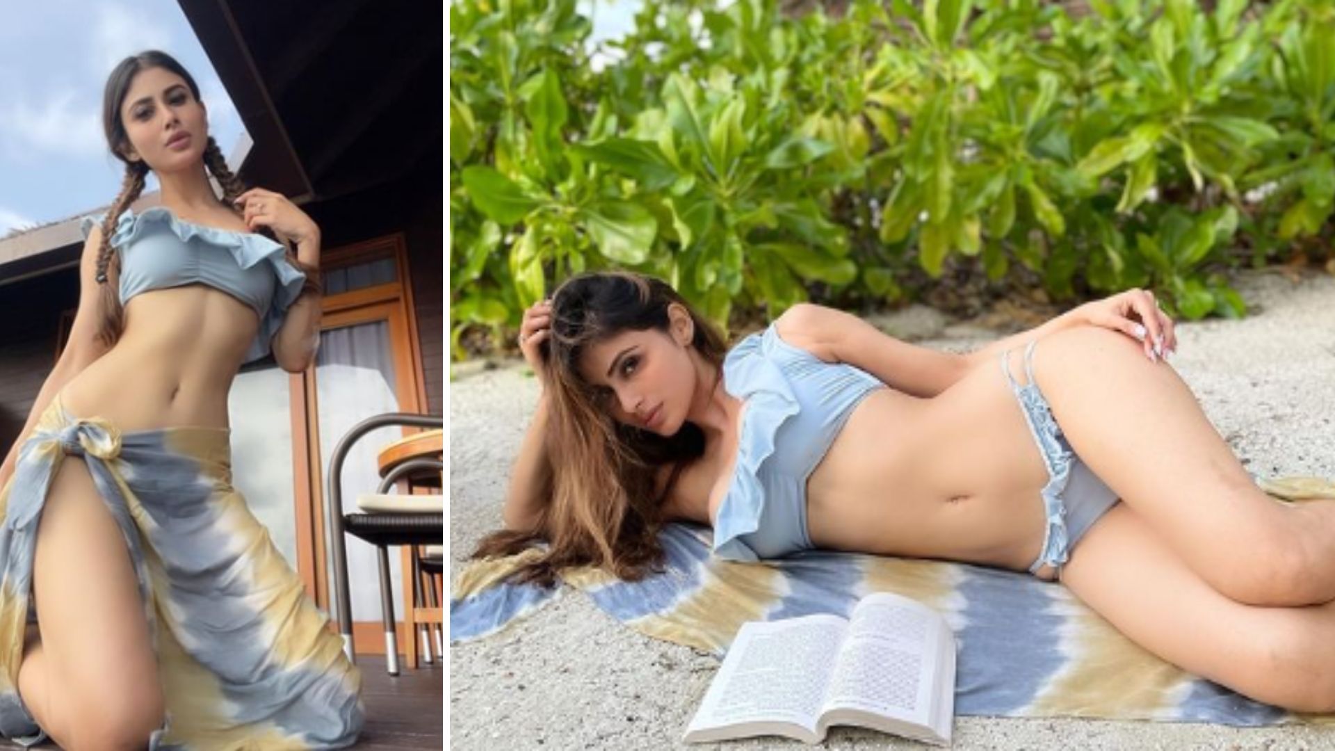 Mouni Roy Photos Mouni roy shares Bikini photos of vacation of Maldives in instagram