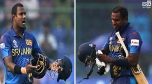 Timed out in cricket