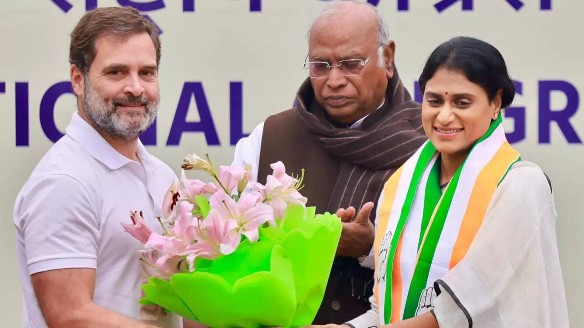 Rahul Gandhi and YS Sharmila