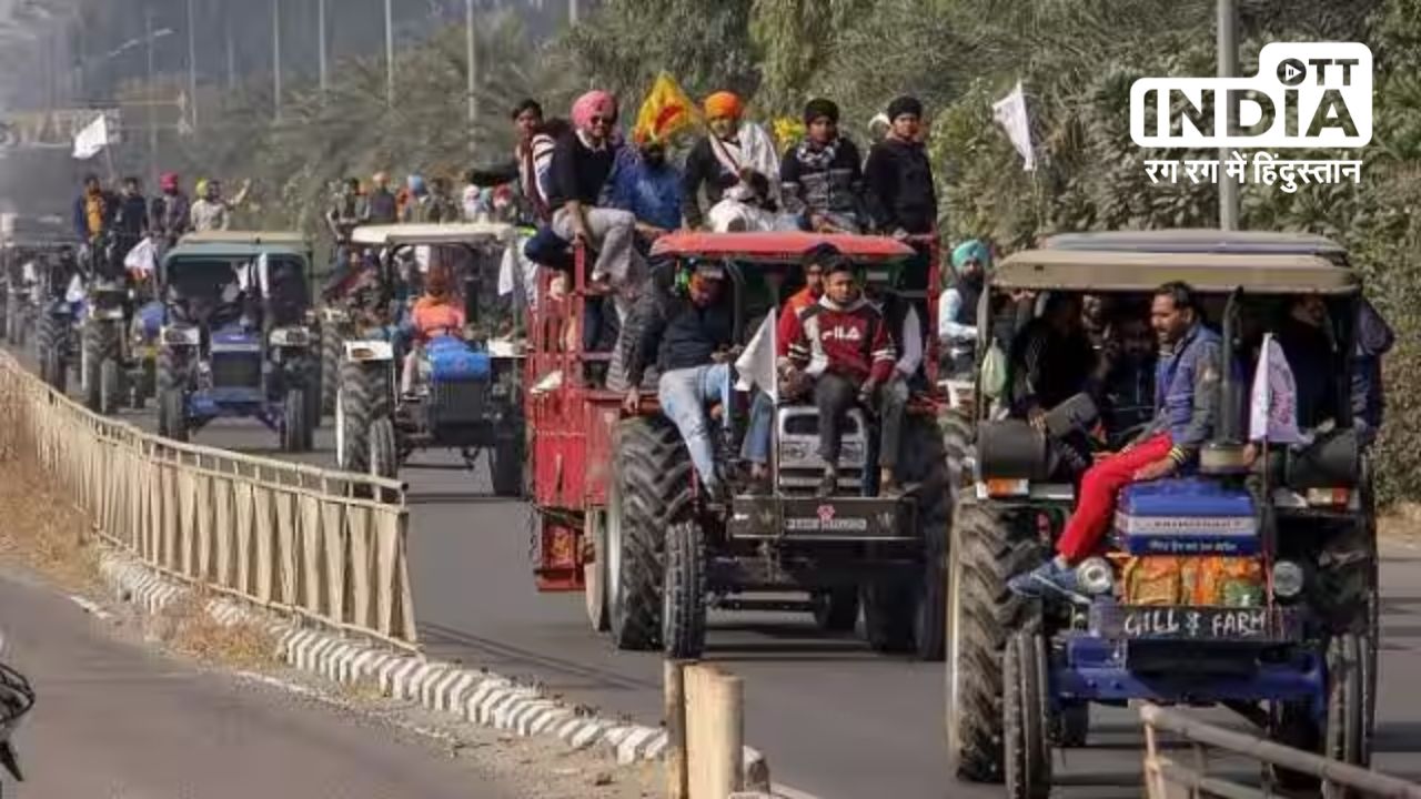 Kisan Andolan का आज शनिवार को पांचवां दिन, हरियाणा में निकाला ट्रैक्टर मार्च, जोर पकड़ता जा रहा आंदोलन