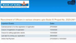 BOI Recruitment 2024