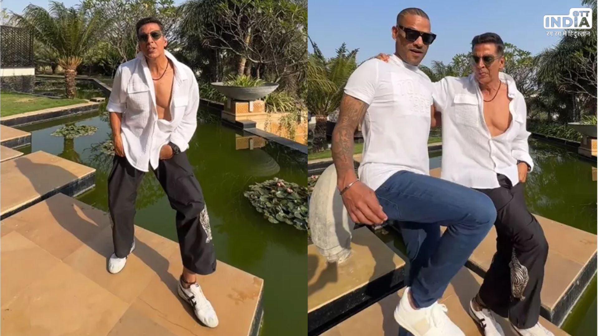 Akshay and Shikhar Dhawan Viral Video: खिलाड़ी कुमार के साथ शिखर धवन ने भी दिखाए अपने डांस मूव्स, सोशल मीडिया पर वीडियो वायरल