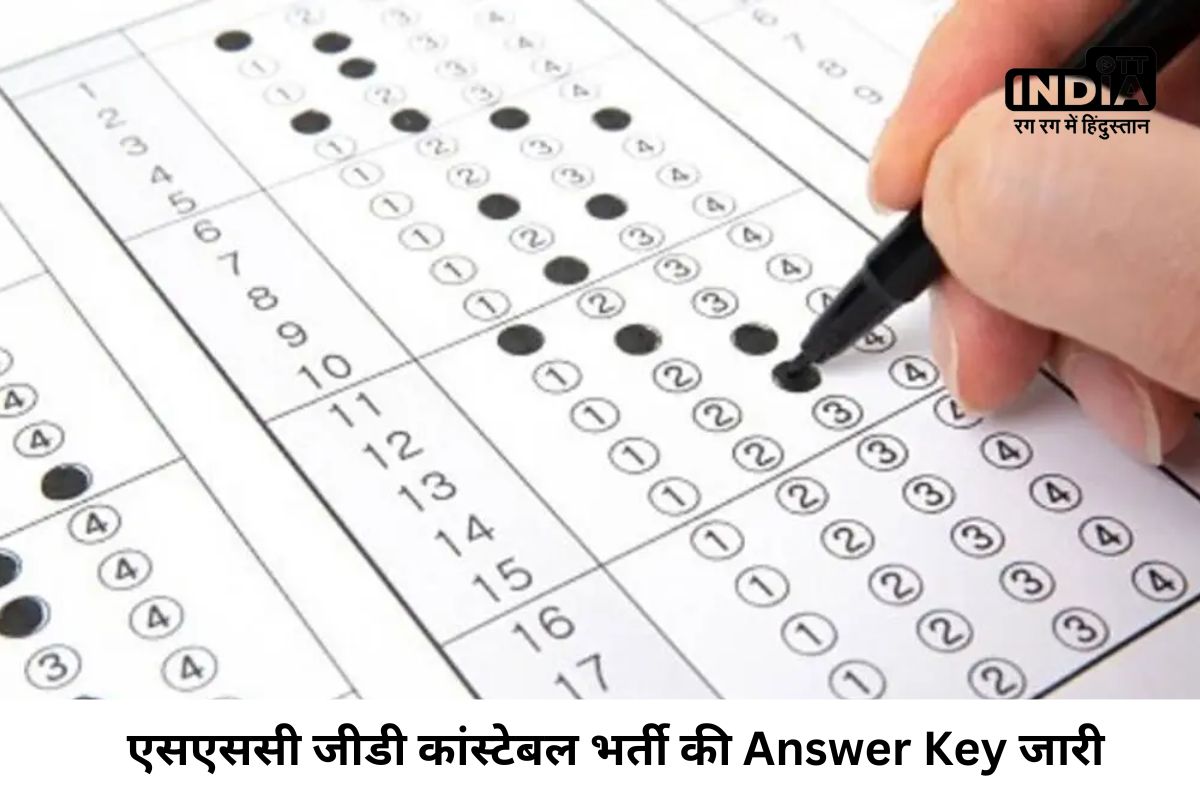 SSC GD Answer Key 2024