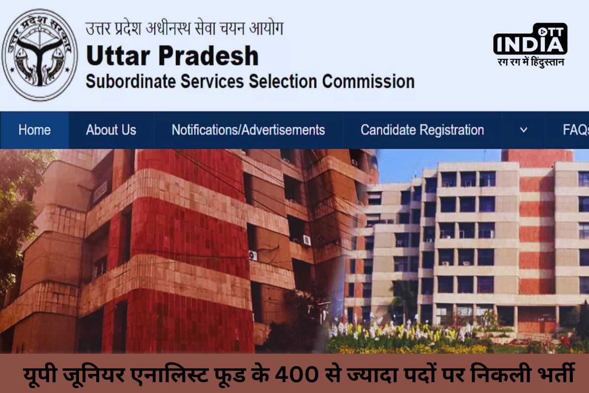 UPSSSC Recruitment 2024: यूपी जूनियर एनालिस्ट फूड के 400 से ज्यादा पदों पर निकली भर्ती, जानें आयु सीमा व पात्रता