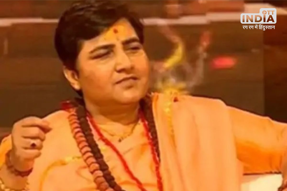 Sadhvi Pragya land grabbing case Bhopal सांसद साध्वी प्रज्ञा पर श्मशान की जमीन कब्जा करने का आरोप, सांसद ने दी सफाई