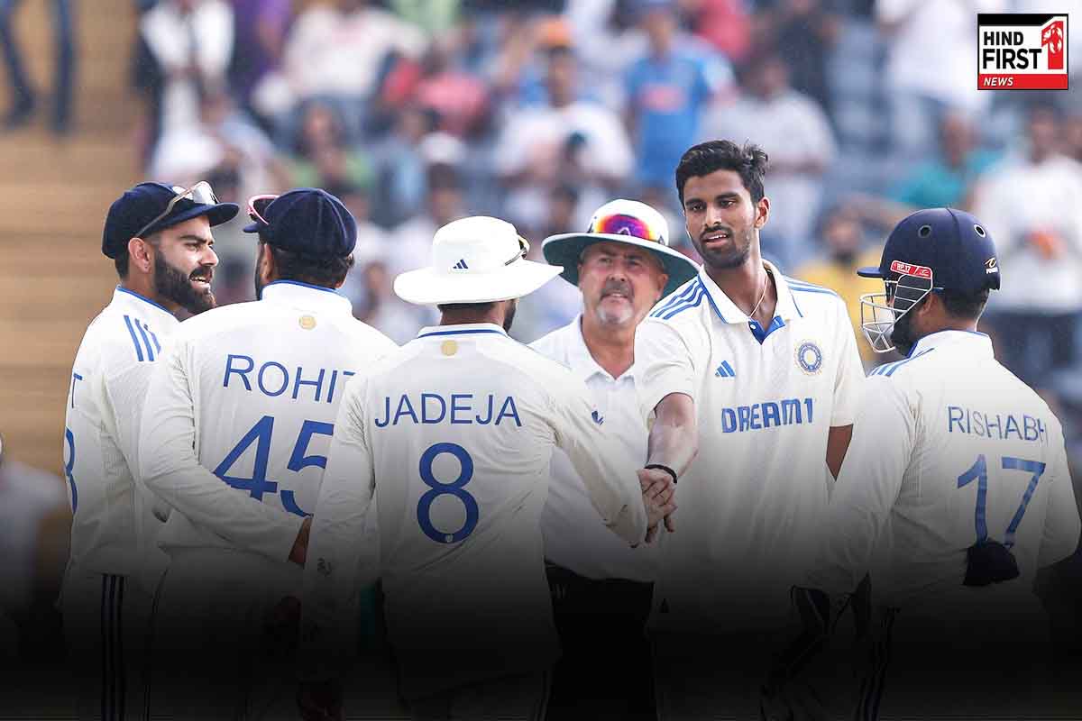 IND Vs NZ 2nd Test: पुणे टेस्ट में कीवी टीम 259 रनों पर सिमटी, वाशिंगटन सुंदर ने लिए सात विकेट