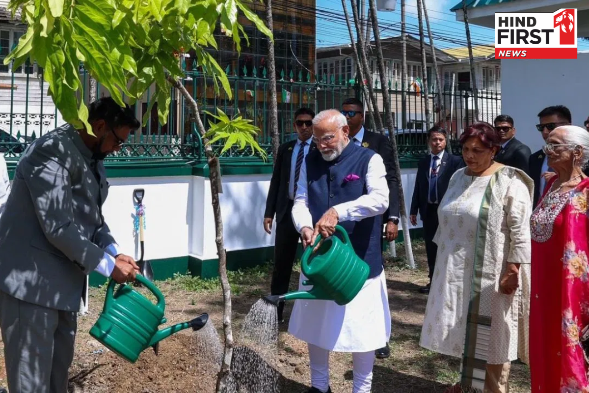 गुयाना में ‘एक पेड़ मां के नाम’ अभियान को मिला वैश्विक स्वरूप, पीएम मोदी के नेतृत्व की प्रशंसा