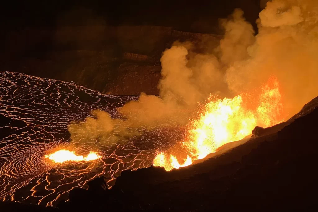 Kilauea volcano eruption