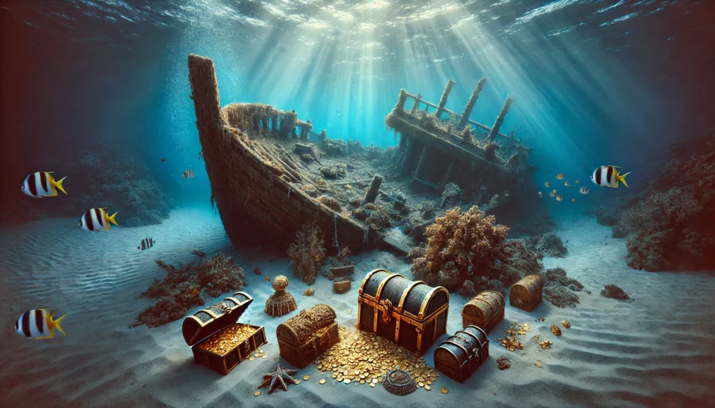 sunken treasure ships