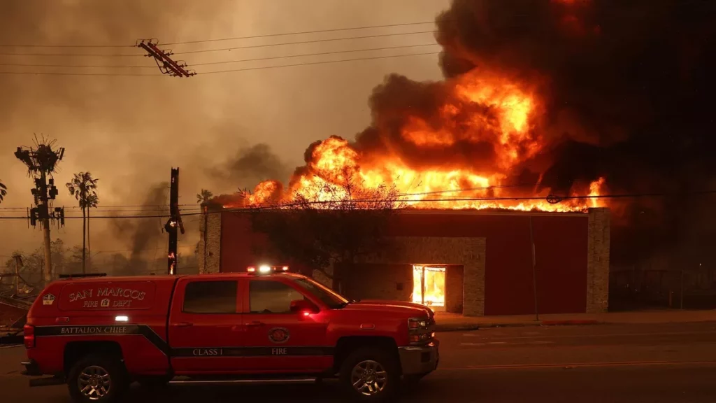 Los Angeles wildfire