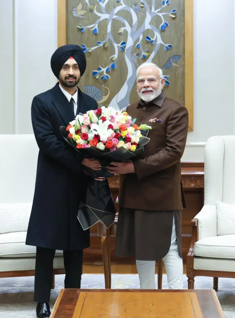 Diljit Dosanjh PM Modi meeting