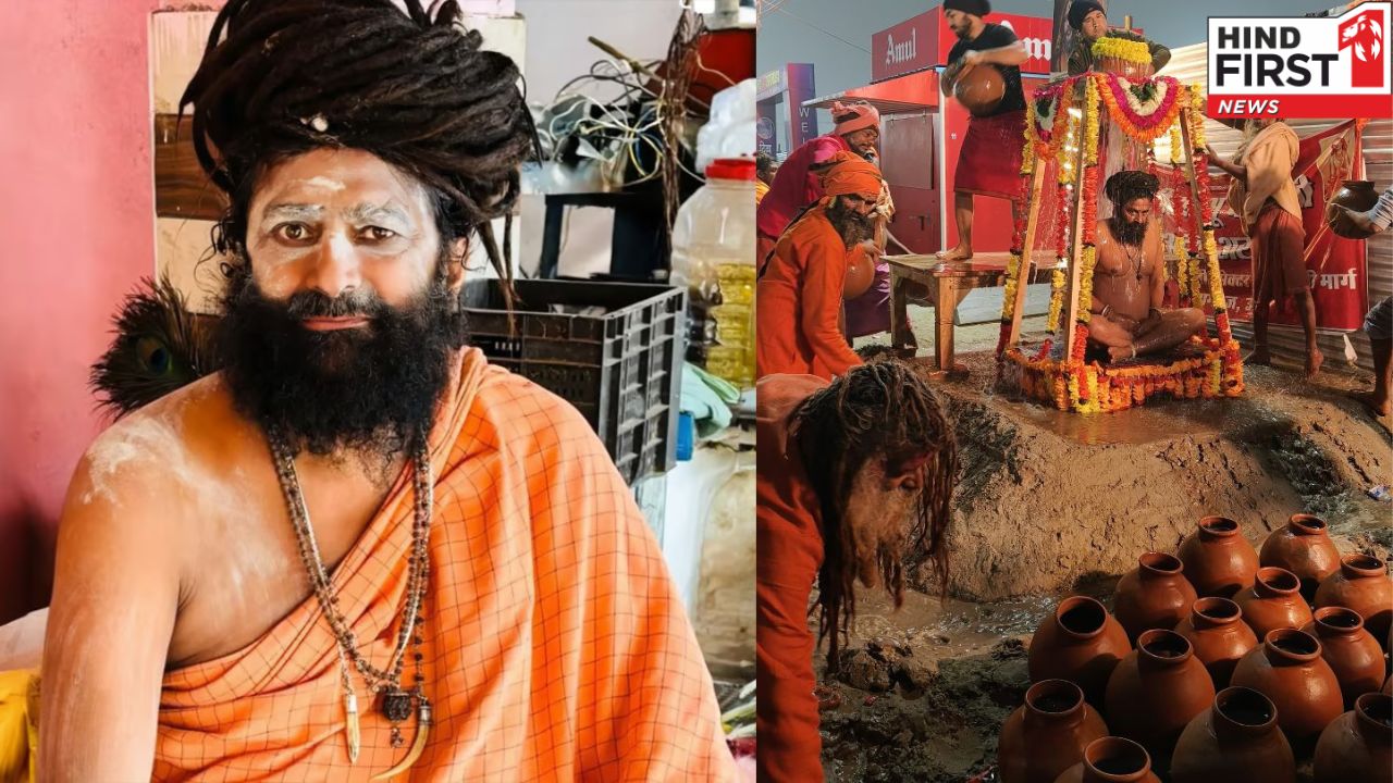 Naga Sadhu Pramod Giri: महाकुंभ में नागा साधु प्रमोद गिरी की अद्भुत जल तपस्या, रोज नहाते हैं 82 घड़े पानी से