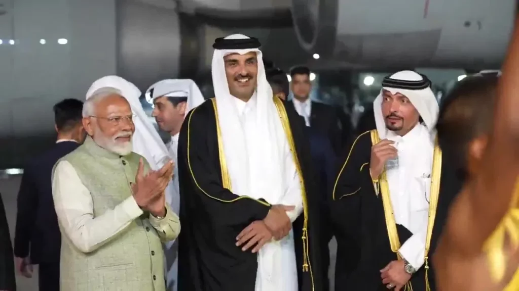 Qatari Emir visit India